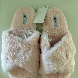 Splendid Blush Fuzzy Slippers